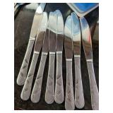 Cambridge Stainless Flatware Mixed Lot with Serving Pieces & Knives