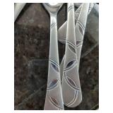 Cambridge Stainless Flatware Mixed Lot with Serving Pieces & Knives
