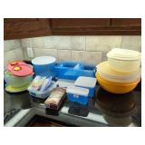 Tupperware Kitchen Storage Bowls Canisters Sock Sorters Mixed Lot