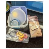Tupperware Kitchen Storage Bowls Canisters Sock Sorters Mixed Lot