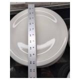 Gibson White Dinnerware Set with Corelle Vitrelle Plates & Bowls