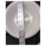 Gibson White Dinnerware Set with Corelle Vitrelle Plates & Bowls