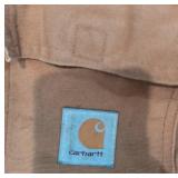 Carhartt Duck Workwear Jacket & Bib Overalls Brown Insulated