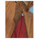Carhartt Duck Workwear Jacket & Bib Overalls Brown Insulated