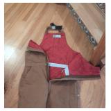 Carhartt Duck Workwear Jacket & Bib Overalls Brown Insulated
