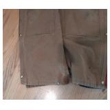 Carhartt Duck Workwear Jacket & Bib Overalls Brown Insulated