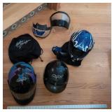 Lot of Motorcycle Snowmobile Helmets KBC HJC Polaris Scott Gear