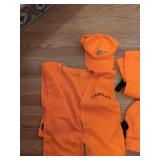 Cabela's Blaze Orange Hunting Safety Apparel Set Hat Vests Beanie
