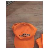Cabela's Blaze Orange Hunting Safety Apparel Set Hat Vests Beanie