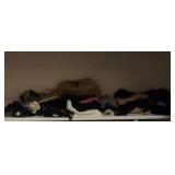 Lot of Assorted Winter Hats Gloves Socks Scarves & Ponchos