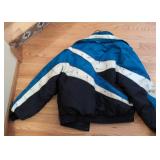 Vintage Polaris Women's Ski Jacket Blue Black White Large USA