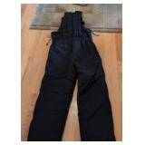 Vintage Coldwave Womens Ski Bib Snow Pants Black Size L Hong Kong