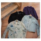 Vintage Jacket Lot Levi's Calvin Klein ALPS Fundy Denim Fleece Wear