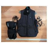 Widder Electric-Heat Heated Vest w Glove & Controller Black Size 42
