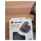 Yaktrax Walk Ice Traction Cleats Size M Black Overshoe Lot w/ Box