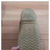 Sorel Winter Snow Boots Tan Black Faux Fur Rubber Leather Canada