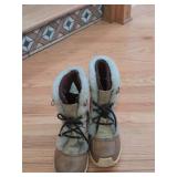 Sorel Nanook Winter Boots Shearling Lined Made in Canada Pair