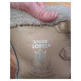 Sorel Nanook Winter Boots Shearling Lined Made in Canada Pair