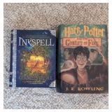 Harry Potter Goblet of Fire & Inkspell Hardcover Fantasy Books