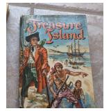 Vintage Children's Books Pinocchio & Treasure Island Hardcovers