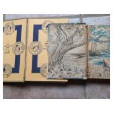 Vintage Children's Books Pinocchio & Treasure Island Hardcovers