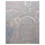 Antique Embossed Holy Bible Family Bible Leather Bound Large Format