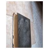 Antique Embossed Holy Bible Family Bible Leather Bound Large Format