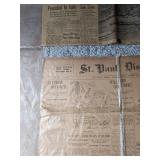 St. Paul Pioneer Press & Dispatch Historic Newspapers 1899 D-Day 1944