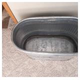 Mills Fleet Farm Galvanized Steel 50 Gallon Stock Tank w/ Handles