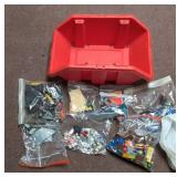 LEGO Mixed Parts Lot Star Wars Minifigures Technic Storage Bin