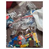 LEGO Mixed Parts Lot Star Wars Minifigures Technic Storage Bin