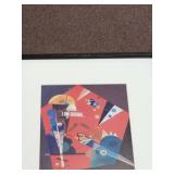 Set of 3 Framed Kandinsky Style Abstract Art Prints Decor