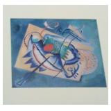Set of 3 Framed Kandinsky Style Abstract Art Prints Decor