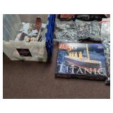 Wrebbit Puzz 3D Titanic & Orient Express Puzzle Lot w/ Boxes