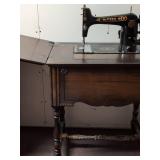 Antique Free Westinghouse Electric Sewing Machine Cabinet Treadle Style
