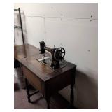 Antique Free Westinghouse Electric Sewing Machine Cabinet Treadle Style