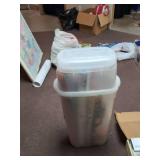 Assorted Gift Wrap & Greeting Card Stationery Lot w Storage Tote