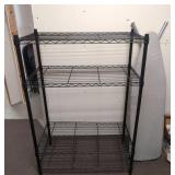 Black Metal Wire Storage Shelving Rack 4-Tier Adjustable 54x36x14
