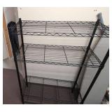 Black Metal Wire Storage Shelving Rack 4-Tier Adjustable 54x36x14