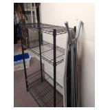 Black Metal Wire Storage Shelving Rack 4-Tier Adjustable 54x36x14