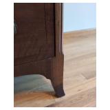 Vintage Traditional 5 Drawer Walnut Finish Dresser Chest 39.5in