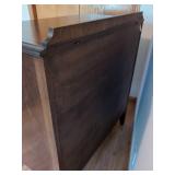Vintage Traditional 5 Drawer Walnut Finish Dresser Chest 39.5in