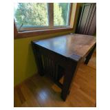 Mission Style Oak Console Table Writing Desk 48x28x30 Arts & Crafts