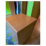 Oak Finish 2-Drawer File Cabinet Home Office Storage 30 x 21 x 22