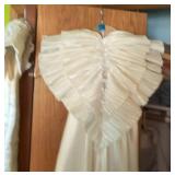 Vintage Bridal Gown Lot Alfred Angelo Prestige Dresses Veil Ivory