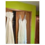 Vintage Bridal Gown Lot Alfred Angelo Prestige Dresses Veil Ivory