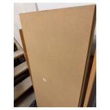 Lot of MDF Boards and Wood Trim Board 1/2in 2x4 Panel Sheets