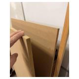 Lot of MDF Boards and Wood Trim Board 1/2in 2x4 Panel Sheets