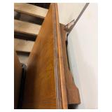 Antique Oak Tabletop 29 x 41 Carved Apron Panel Project Table Top