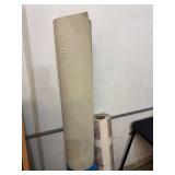 Set of 2 Vinyl Sheet Flooring Remnants Geometric & Neutral Rolls